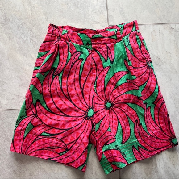 FARM Rio Banana Pitta Linen Shorts - Picture 1 of 5